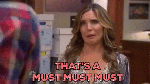 Gif of a woman saying "That's a must must must"